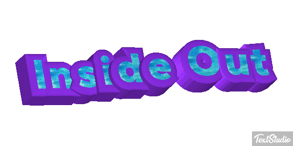 Inside Out Efecto de texto