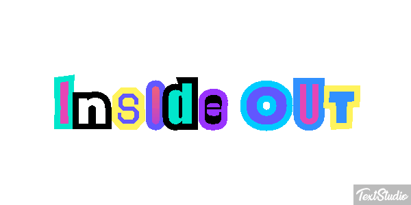Inside Out Efecto de texto