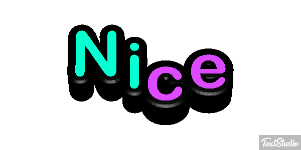 Nice Tekst effect