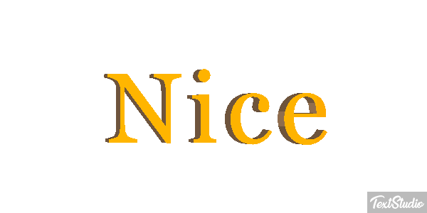 Nice Tekst effect