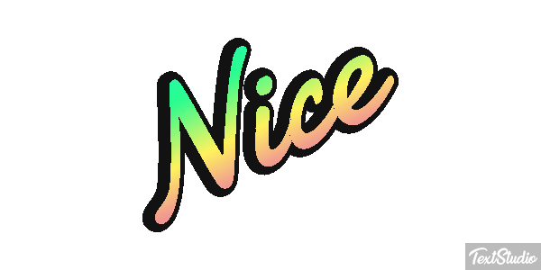 Nice Tekst effect