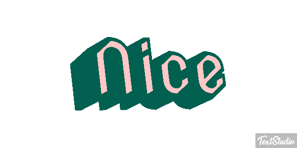 Nice Tekst effect