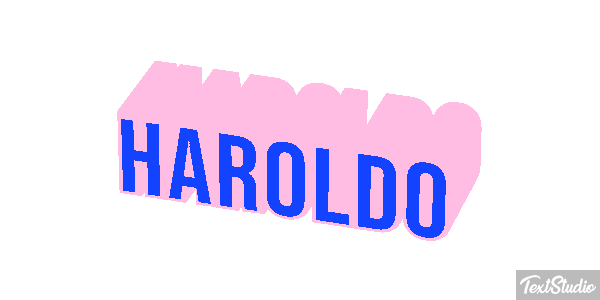 Haroldo Efecto de texto