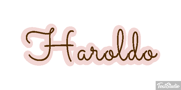 Haroldo Efecto de texto