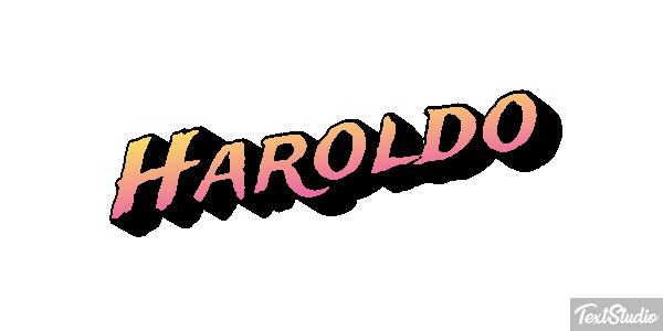 Haroldo Efecto de texto