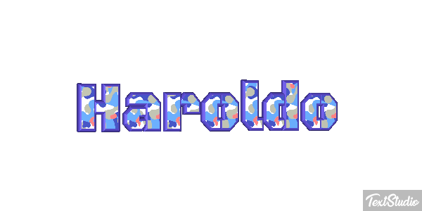 Haroldo Efecto de texto