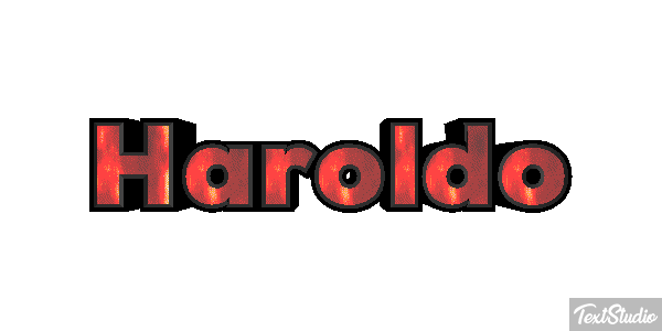 Haroldo Efecto de texto