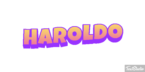 Haroldo Efecto de texto