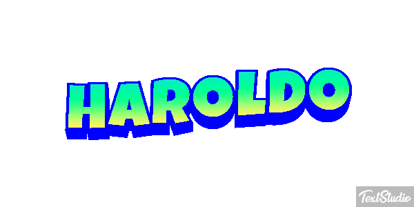Haroldo Efecto de texto