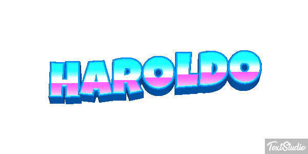 Haroldo Efecto de texto