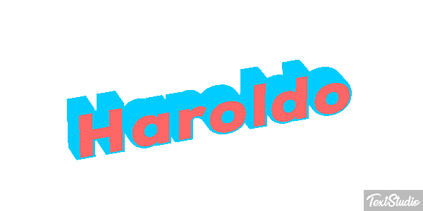 Haroldo Efecto de texto
