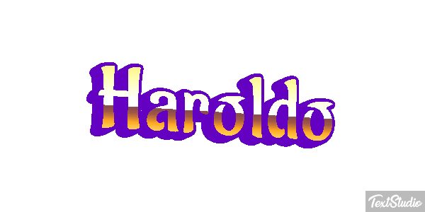 Haroldo Efecto de texto