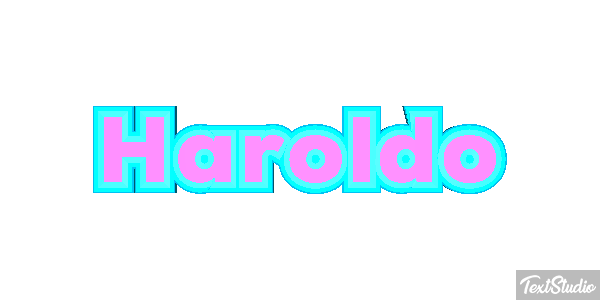 Haroldo Efecto de texto