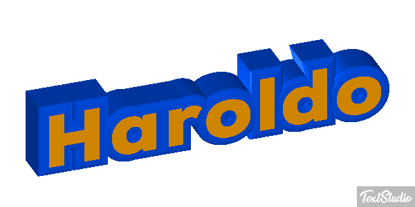 Haroldo Efecto de texto