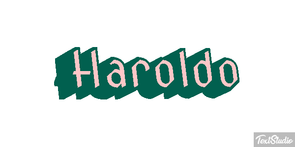 Haroldo Efecto de texto