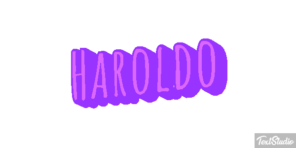 Haroldo Efecto de texto