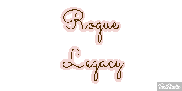 Rogue Legacy Effetto testo