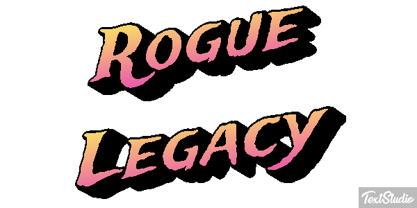Rogue Legacy Effetto testo