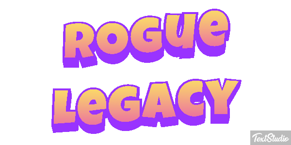 Rogue Legacy Effetto testo