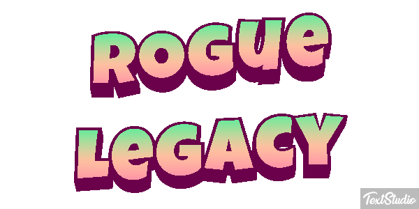 Rogue Legacy Effetto testo
