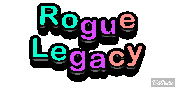 Rogue Legacy Effetto testo