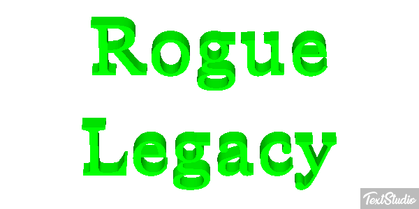 Rogue Legacy Effetto testo