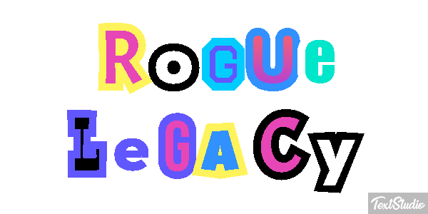 Rogue Legacy Effetto testo