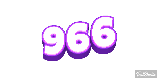 966 Text effect