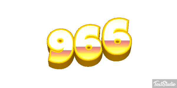 966 Text effect