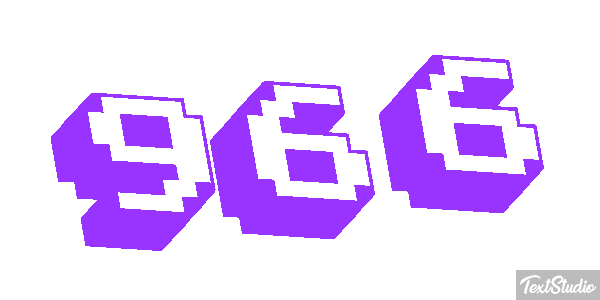 966 Text effect