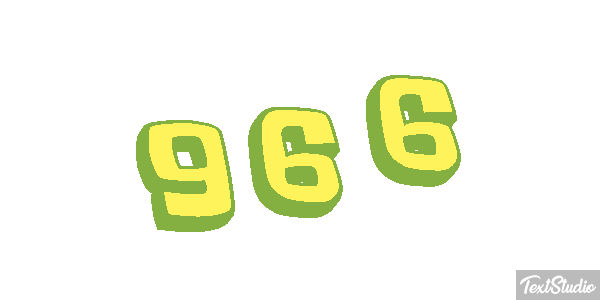 966 Text effect
