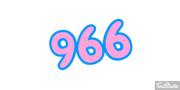 966 Text effect