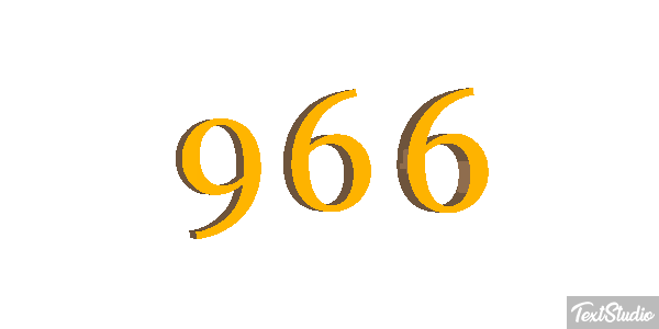 966 Text effect