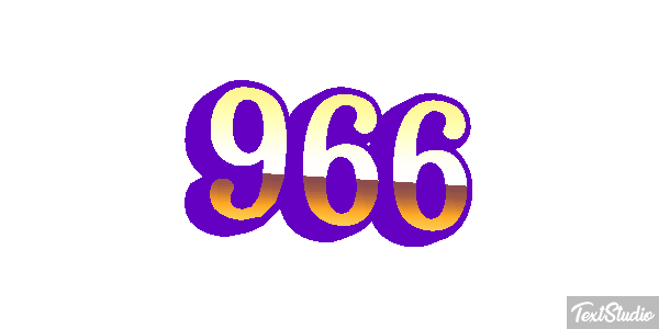 966 Text effect