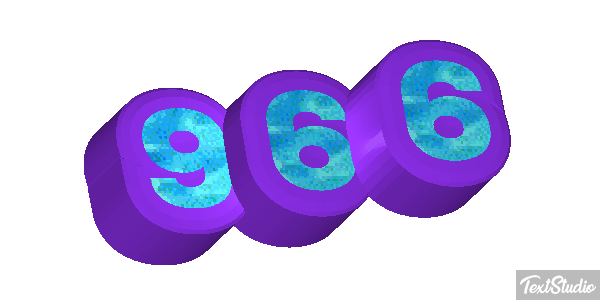 966 Text effect