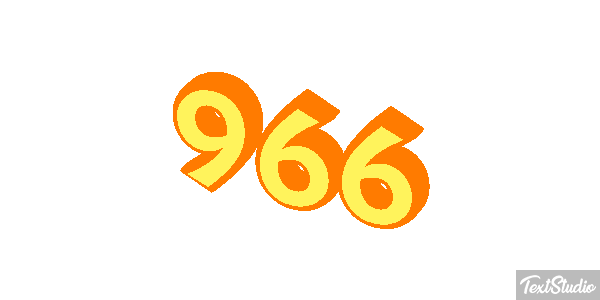 966 Text effect