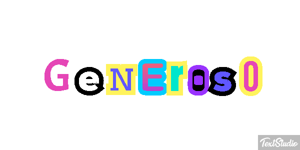 Generoso テキスト効果
