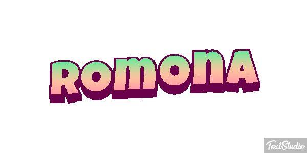 Romona Text effect