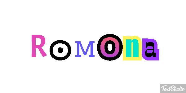 Romona Text effect