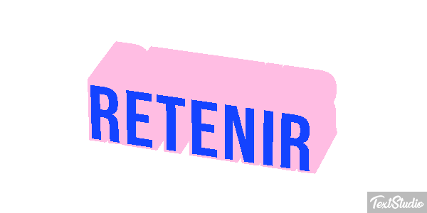Retenir Effetto testo