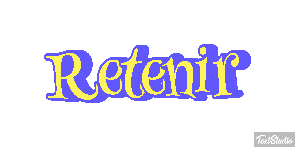 Retenir Effetto testo
