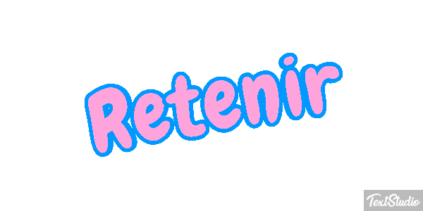 Retenir Effetto testo
