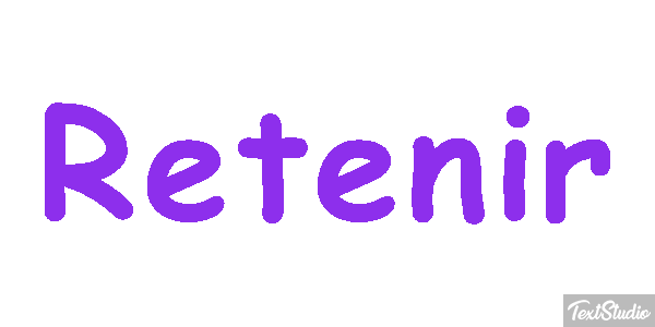 Retenir Effetto testo