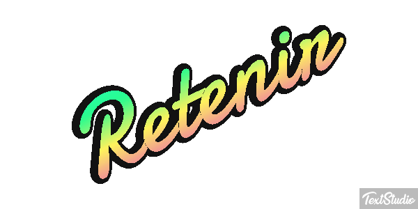 Retenir Effetto testo