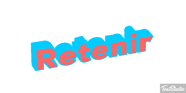Retenir Effetto testo