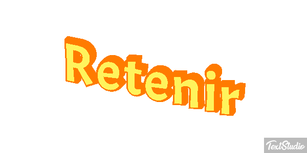 Retenir Effetto testo