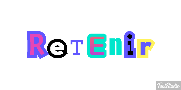 Retenir Effetto testo