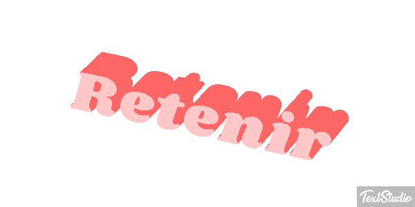 Retenir Effetto testo