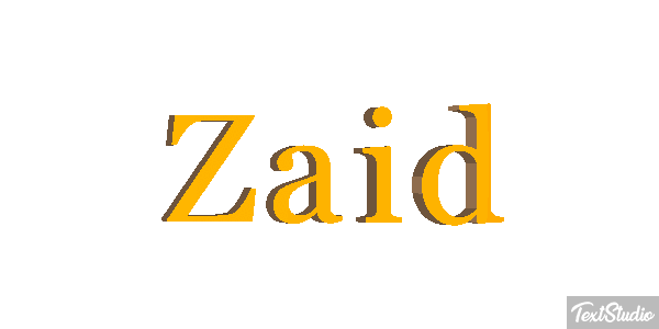 Zaid Texteffekt