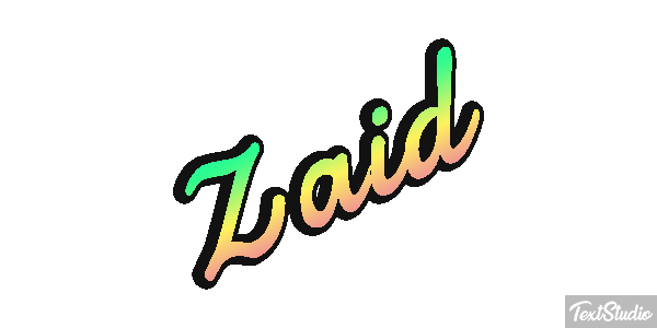 Zaid Texteffekt